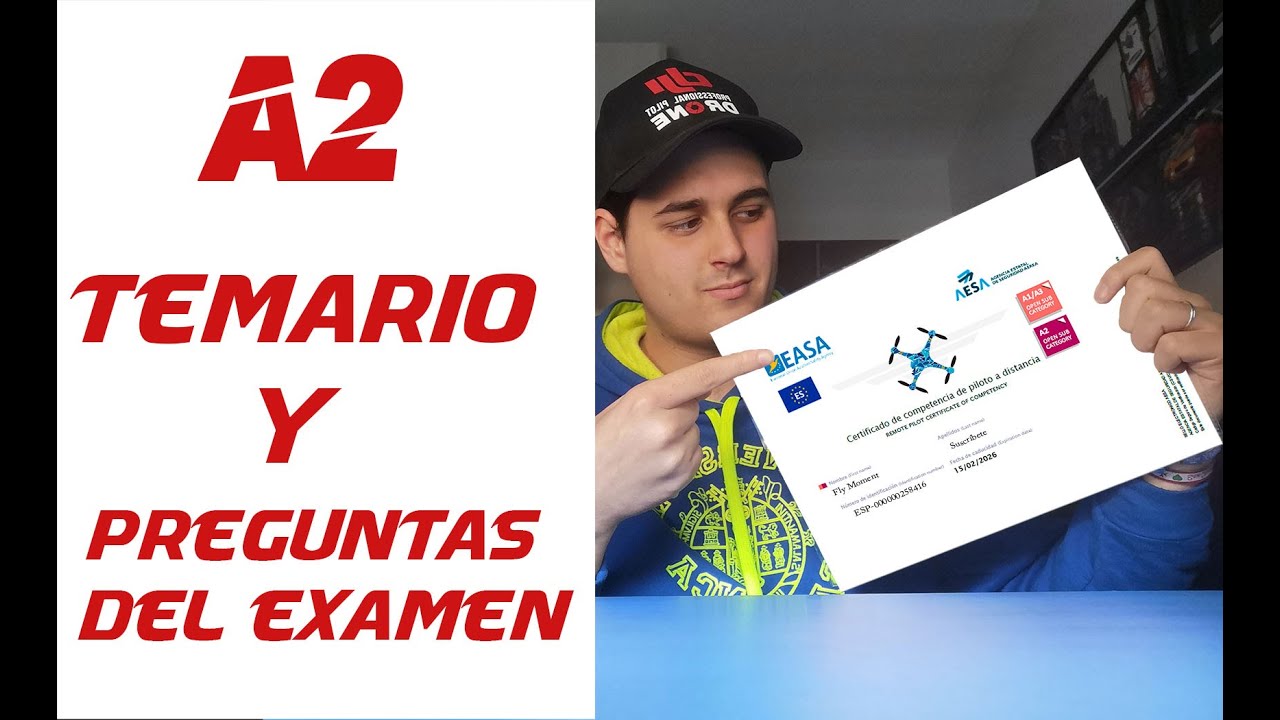 Certificado A2 AESA, Te REGALO el Temario y las Preguntas del Examen