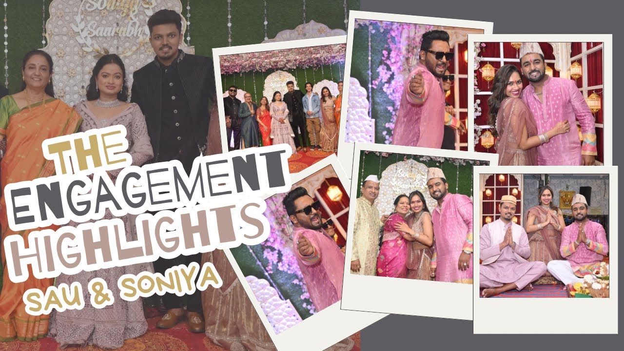 Couple Engagement Dance | Saurabh & Soniya Engagement Highlights 💃 💐 