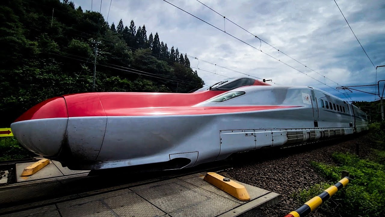 【JR東日本】秋田新幹線 E6系こまち 羽後境～大張野通過
