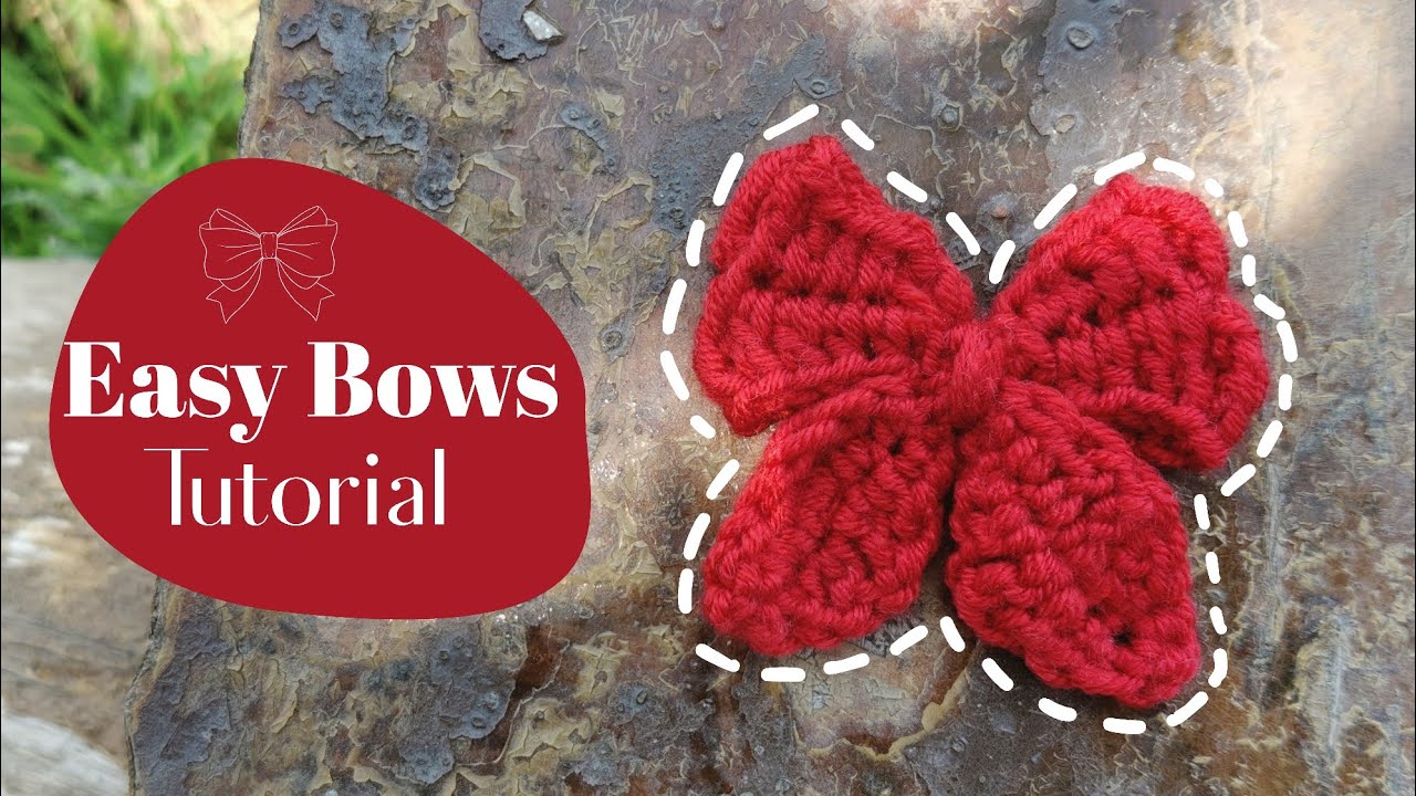 Easy crochet Bow Tutorial 🎀 Step-by-step guide