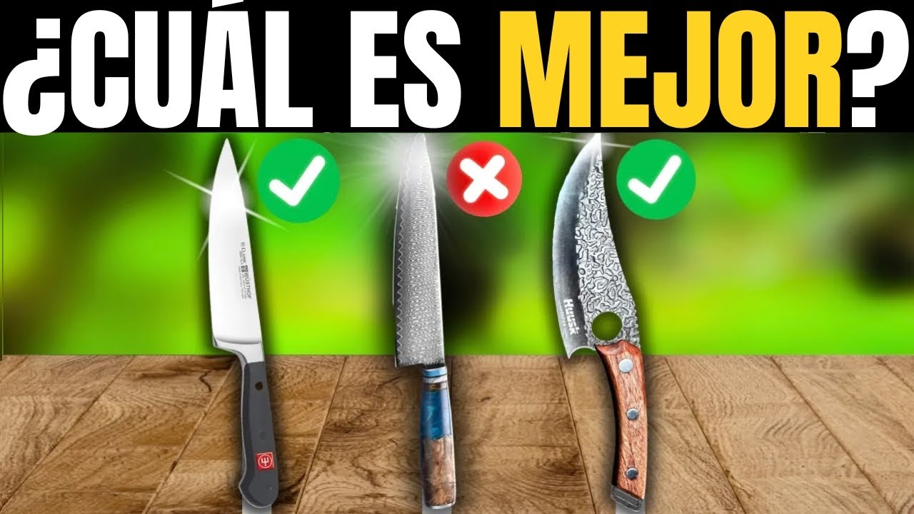 Los Mejores Cuchillos de Cocina Calidad-Precio de 2025 [NO COMPRES EL MODELO EQUIVOCADO]