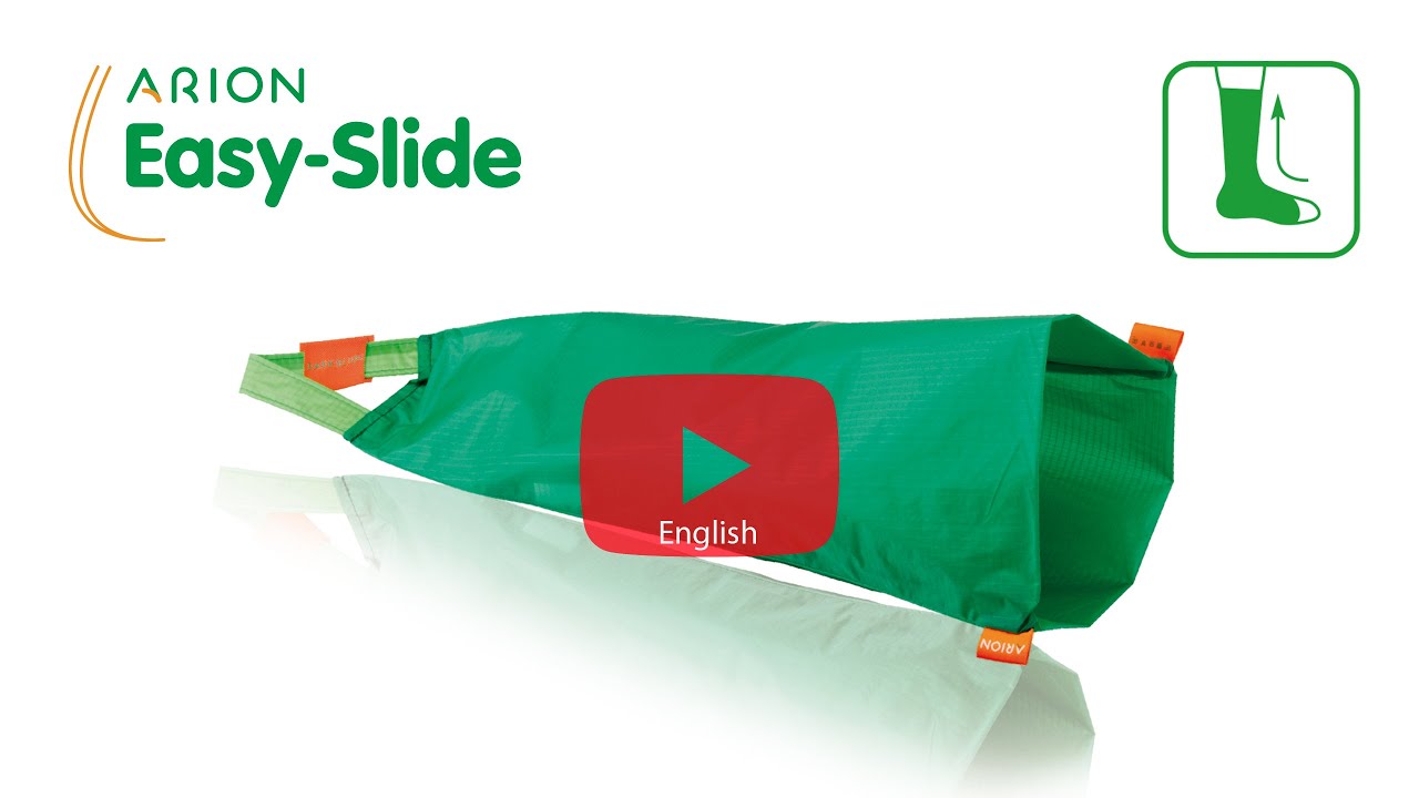 Arion Easy-Slide - donning aid for medical compression stockings with an open toe