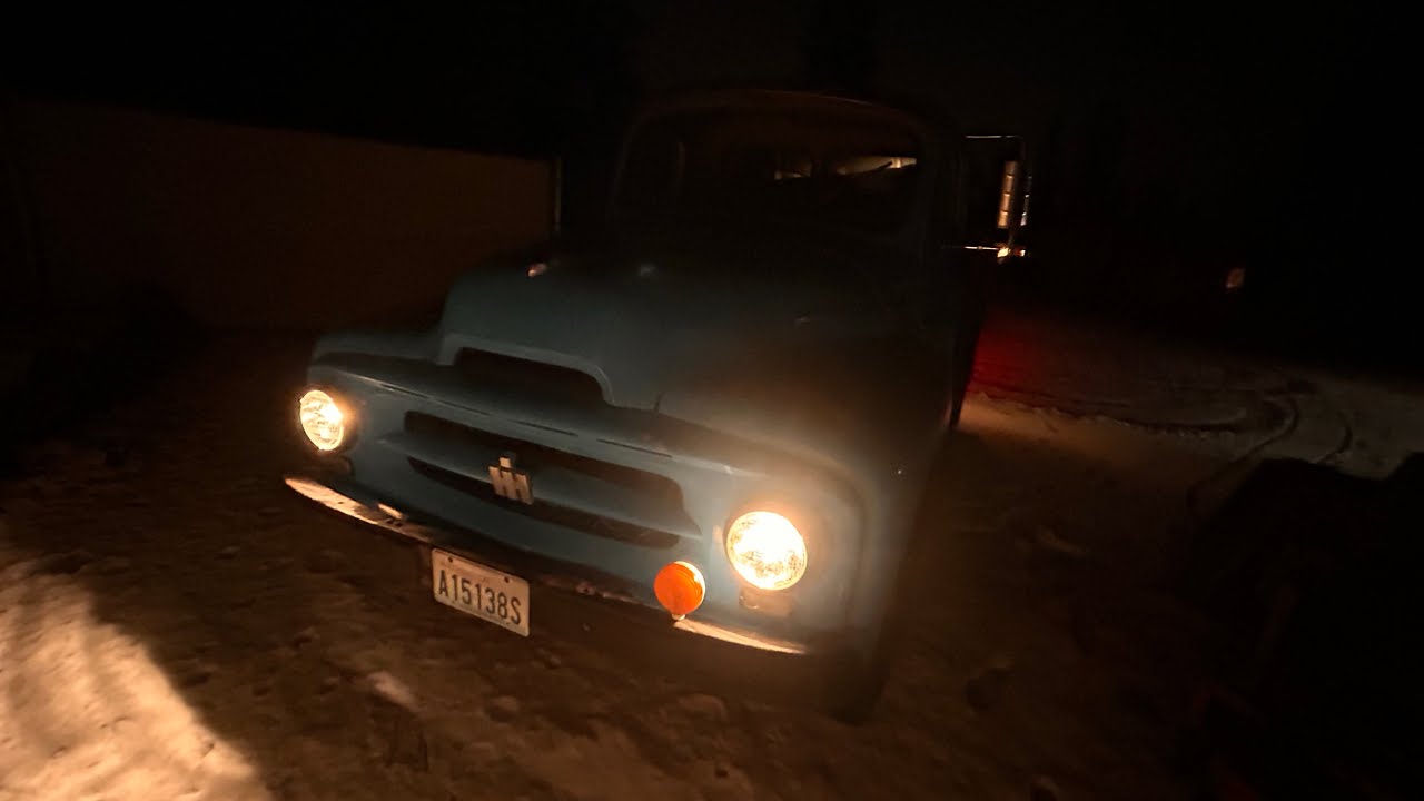 Starting up the 1954 international 