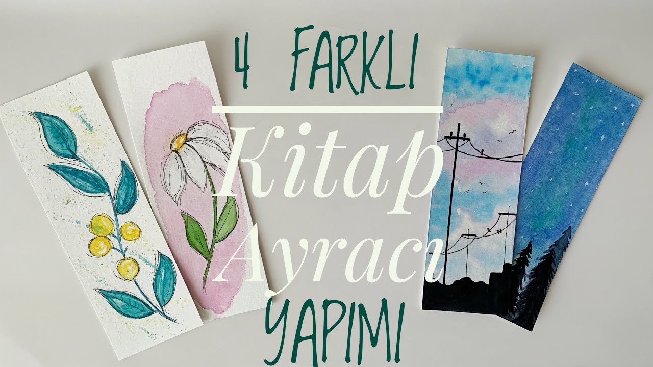 SULU BOYA | Kitap Ayracı Yapımı
