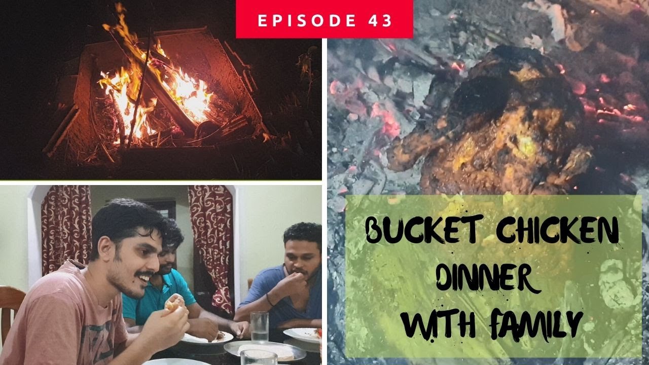 Cooking with my Family | Bucket Chicken | Malayalam Vlog | An evening with family