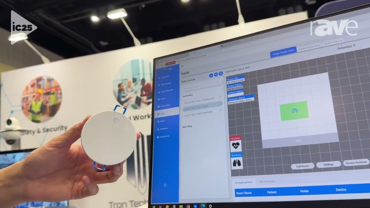 InfoComm 2025: Tron Technology Explains mmWave Radar Monitoring Solution for Patient Care