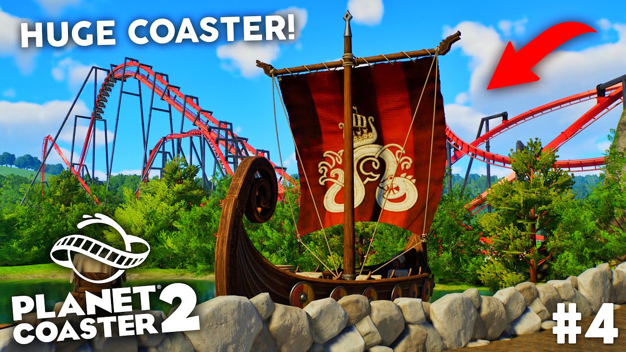 The BIGGEST Roller Coaster in my Planet Coaster 2 Theme Park YET!!