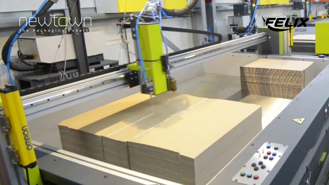 FELIX GLUER&reg; - The FASTEST XY Glue Plotter for POP Displays and Packaging (Hot Melt and Cold Glue)