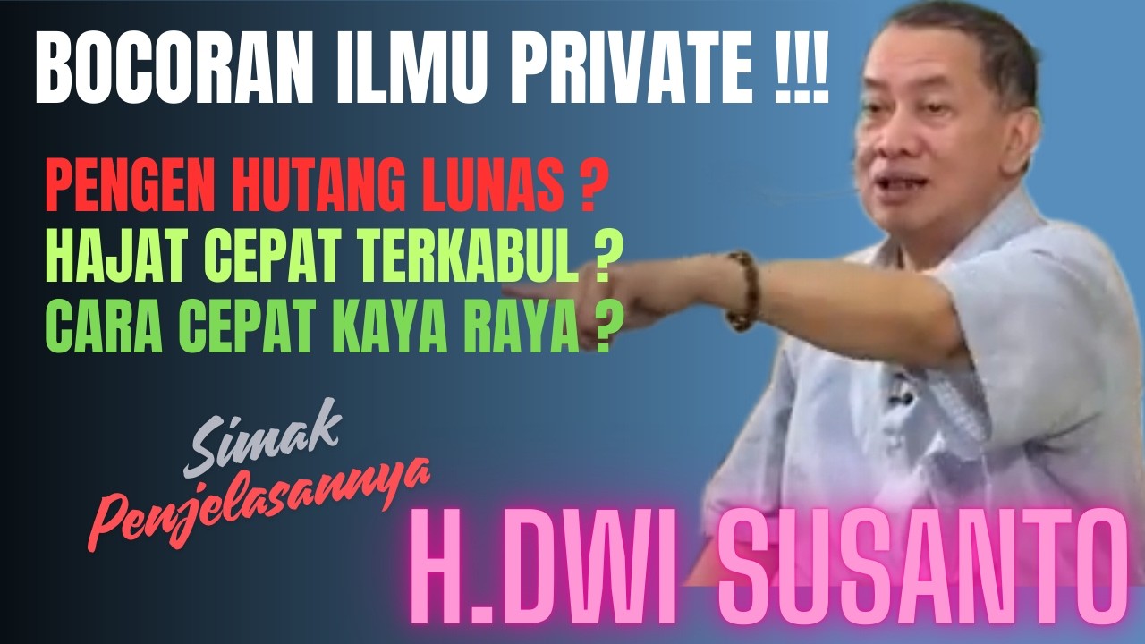 PENGEN HUTANG LUNAS HAJAT CEPAT TERKABUL CARA CEPAT KAYA RAYA