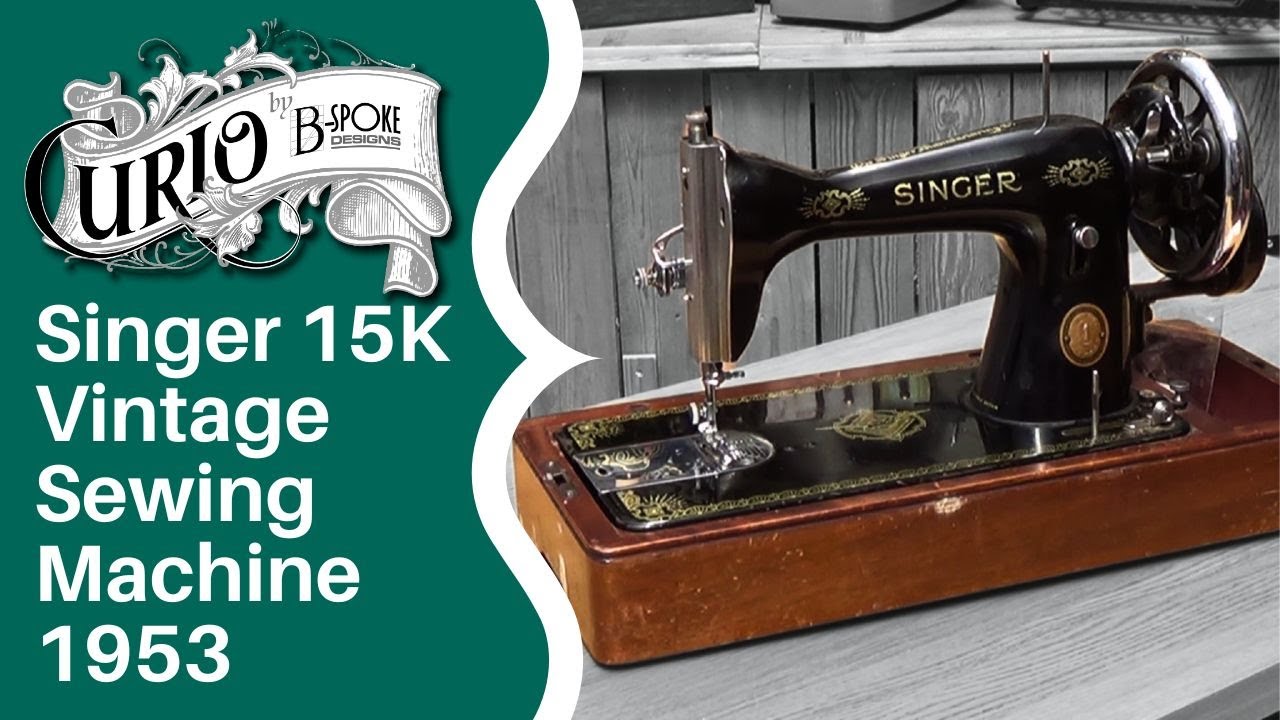 Singer 15K Vintage Sewing Machine - Car Boot Sale Find
