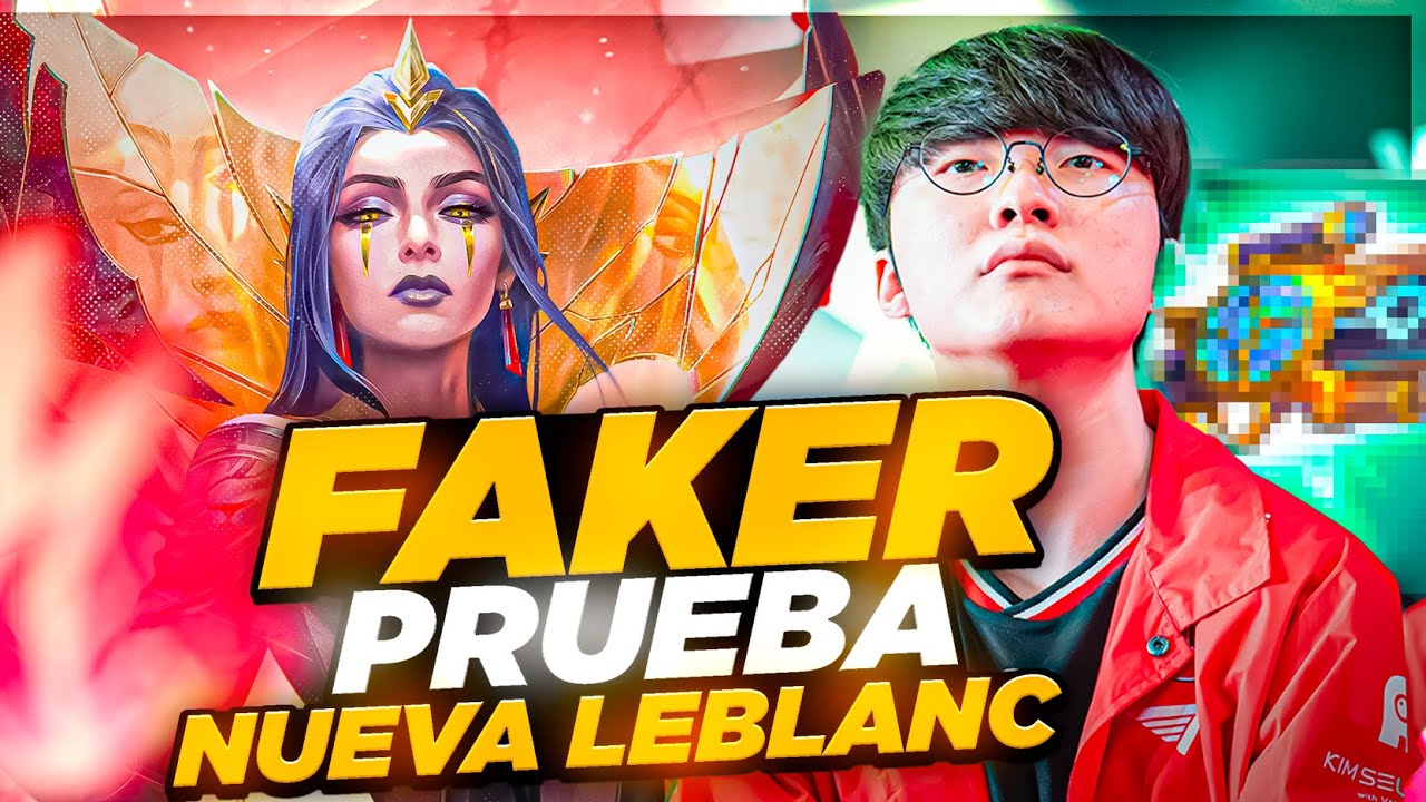 FAKER PRUEBA EL NUEVO REWORK DE LEBLANC 😈 ¡VIEJO MAGO NO PIERDE LOS TRUCOS! 🪄