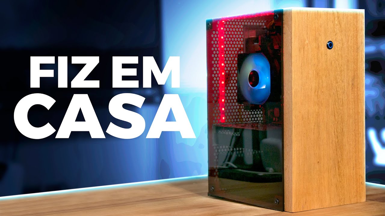 Montei um MINI PC em Madeira - Casemod BR