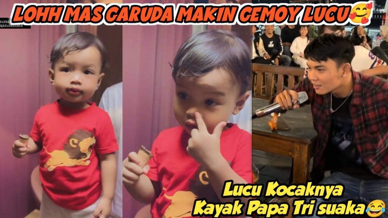 LOHH MAS GARUDA TAMBAH GEMOY LUCU‼️ KOCAKNYA LUCU GANTENG KAYAK PAPA TRI SUAKA