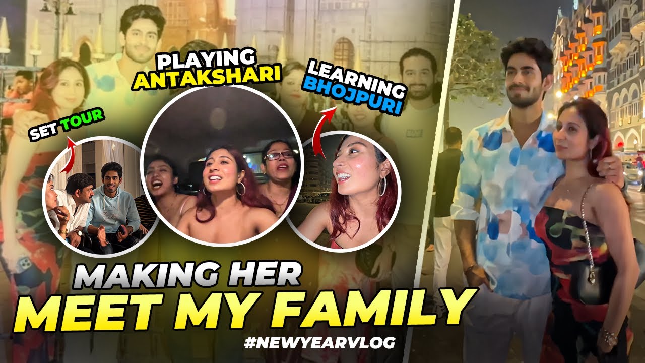 This is what my mom said to her 🤯| New Year Vlog ❤️ TheSimpsOfficial 