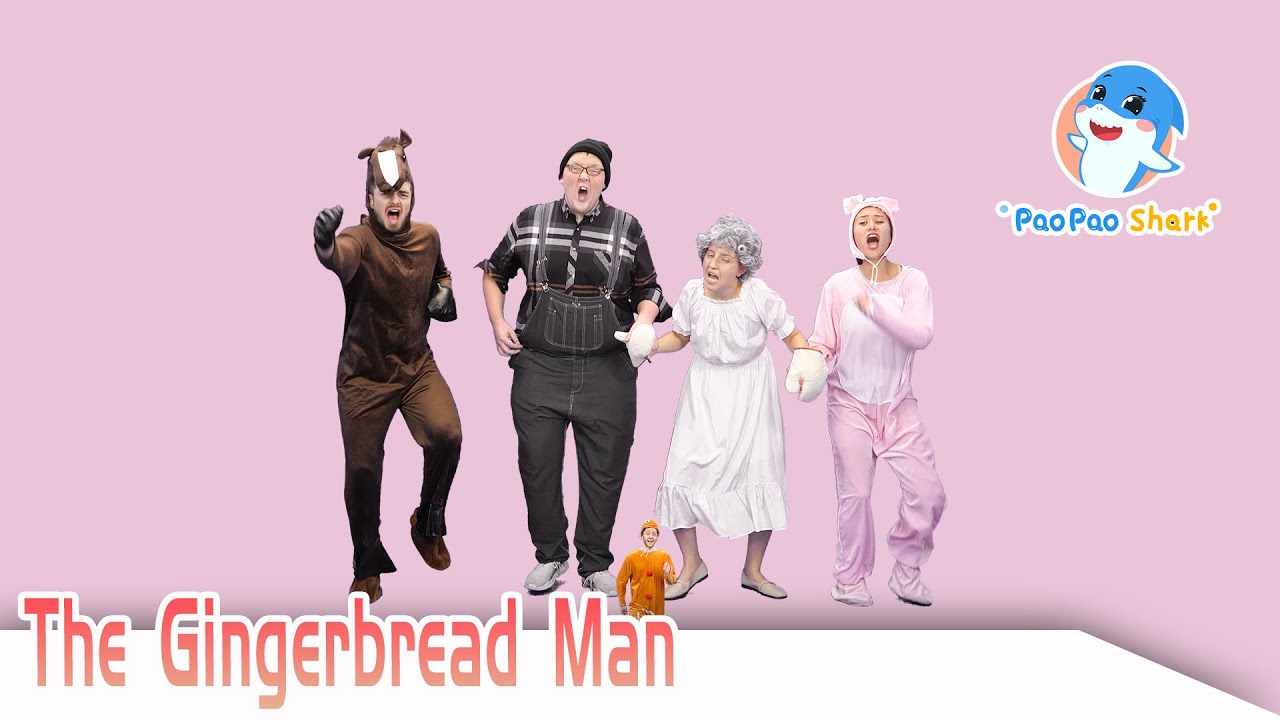 The Gingerbread Man | Paopao Shark Super Fun Kids Stories from Around the World