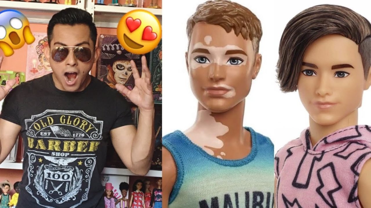 Nuevo Muñeco Ken Con Vitiligo ¡Es Hermoso! Nuevos Muñecos Ken Fashionistas 2022 - Gabo Xplod