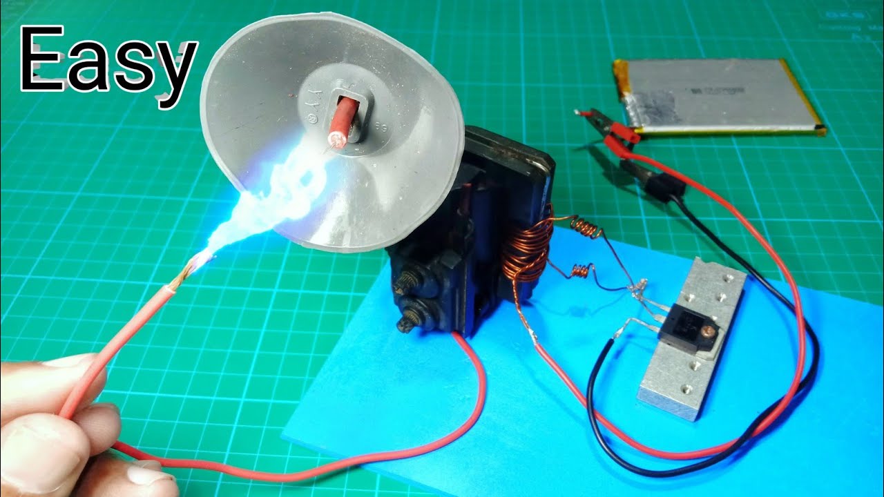 DIY  High voltage generator using flyback Transformer