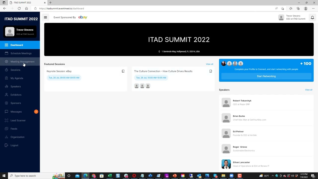 How to Use the ITAD Summit APP