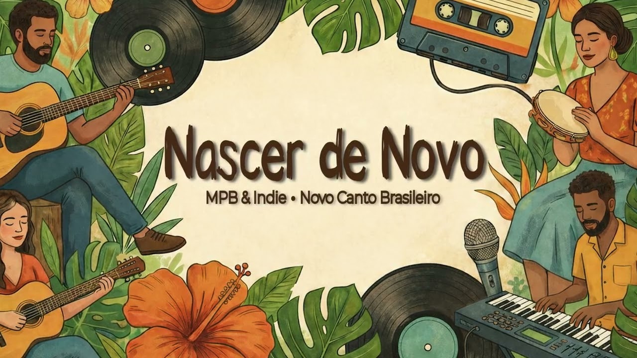 Nascer de Novo – Lyric Video com Letra | MPB & Indie Brasileiro