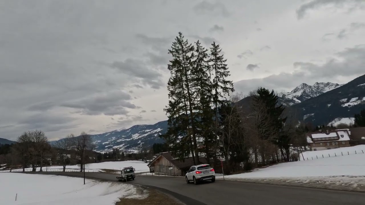 Getting down the mountain road...