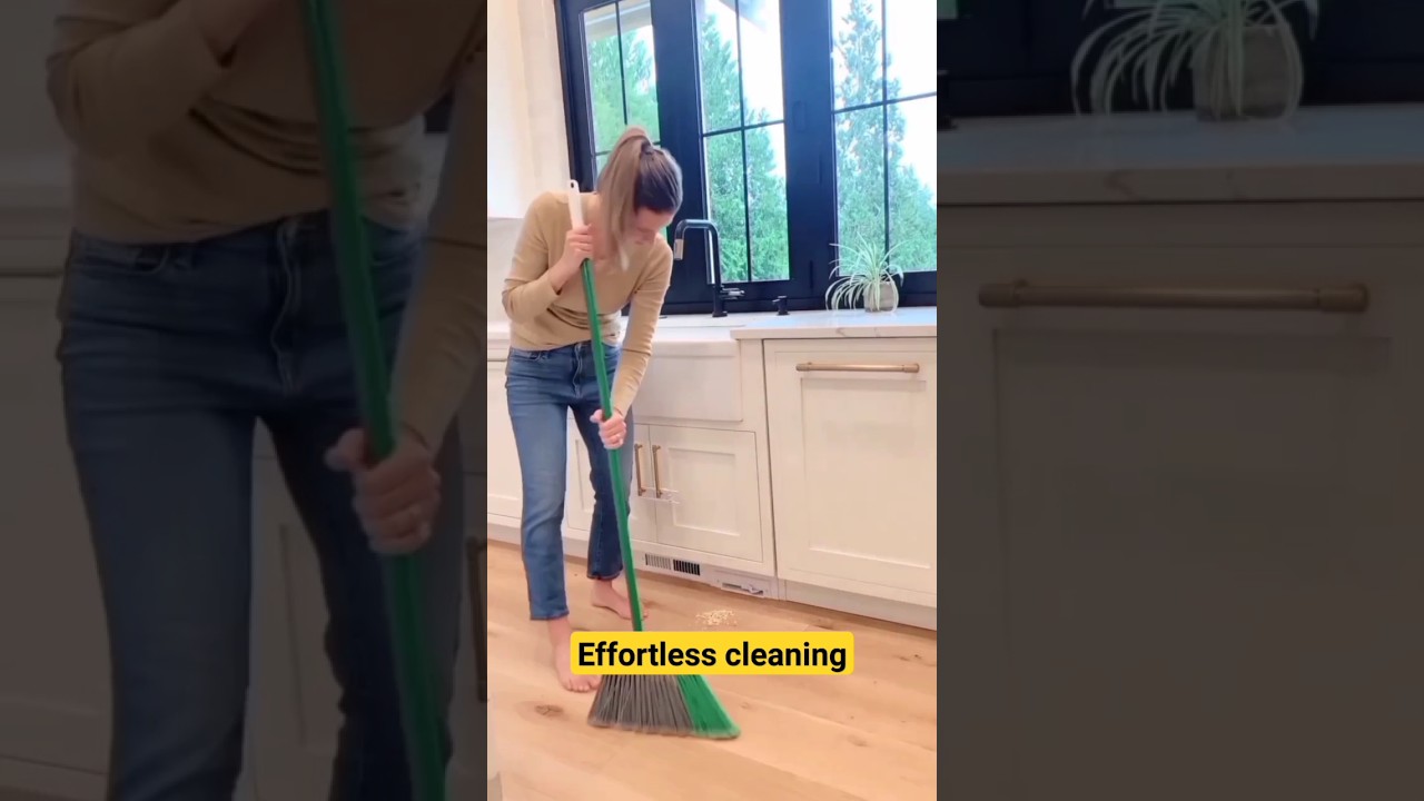 Introducing this Cabinet with Built-in Floor Vacuum, eliminating dirt and dust