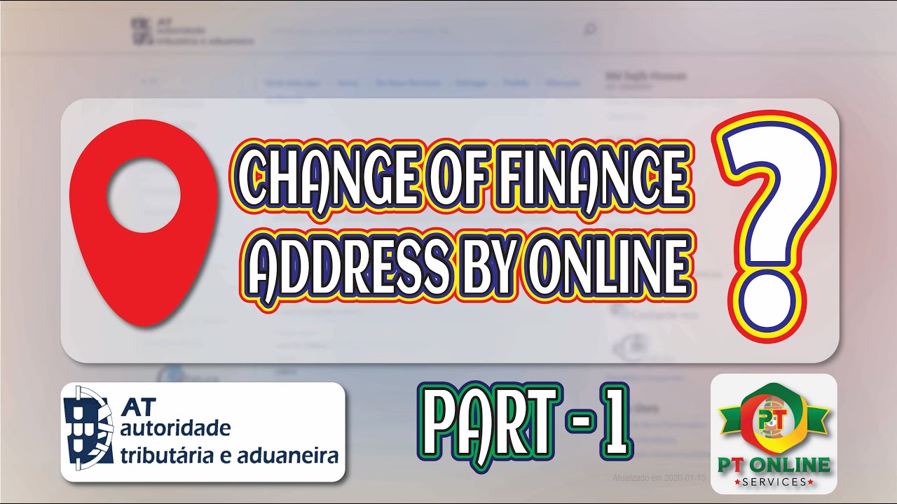 ADDRESS CHANGE PROCESS: HOW TO CHANGE ADDRESS OF FINANCE BY ONLINE [ PART 1]