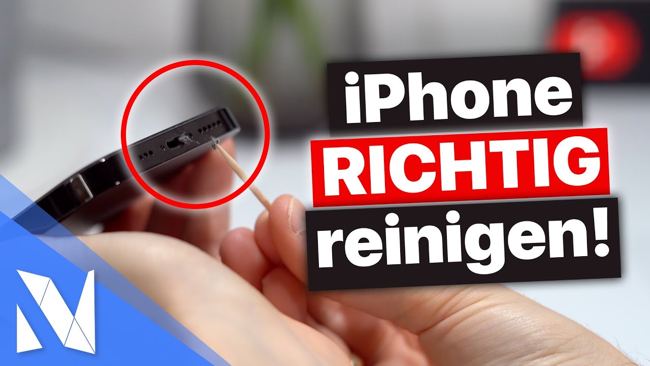 iPhone lädt nicht? Lautsprecher leise? - So reinigst du dein iPhone RICHTIG! | Nils-Hendrik Welk