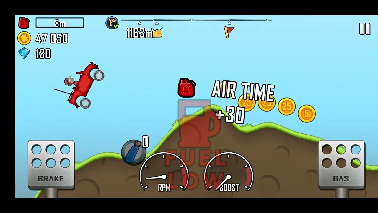 Hill Climb Racing Beginner Gameplay | First Time Playing