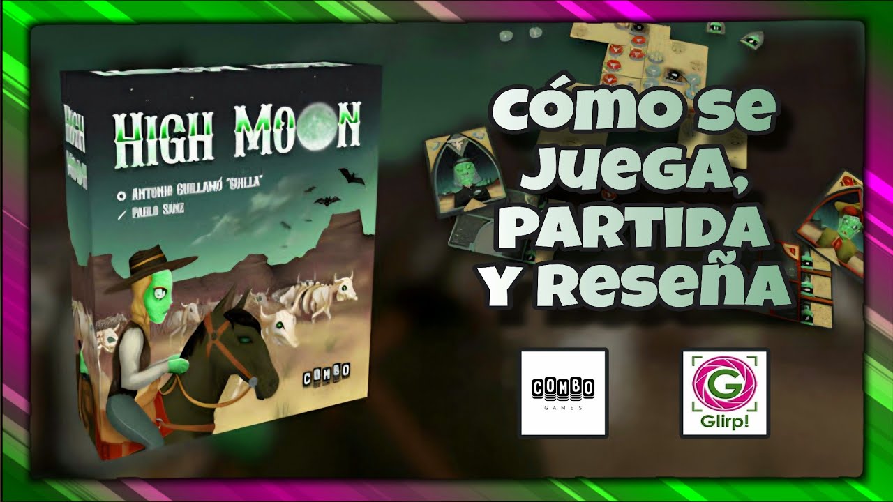 High Moon 🐮 Cómo se juega + partida a 2 + reseña 💀