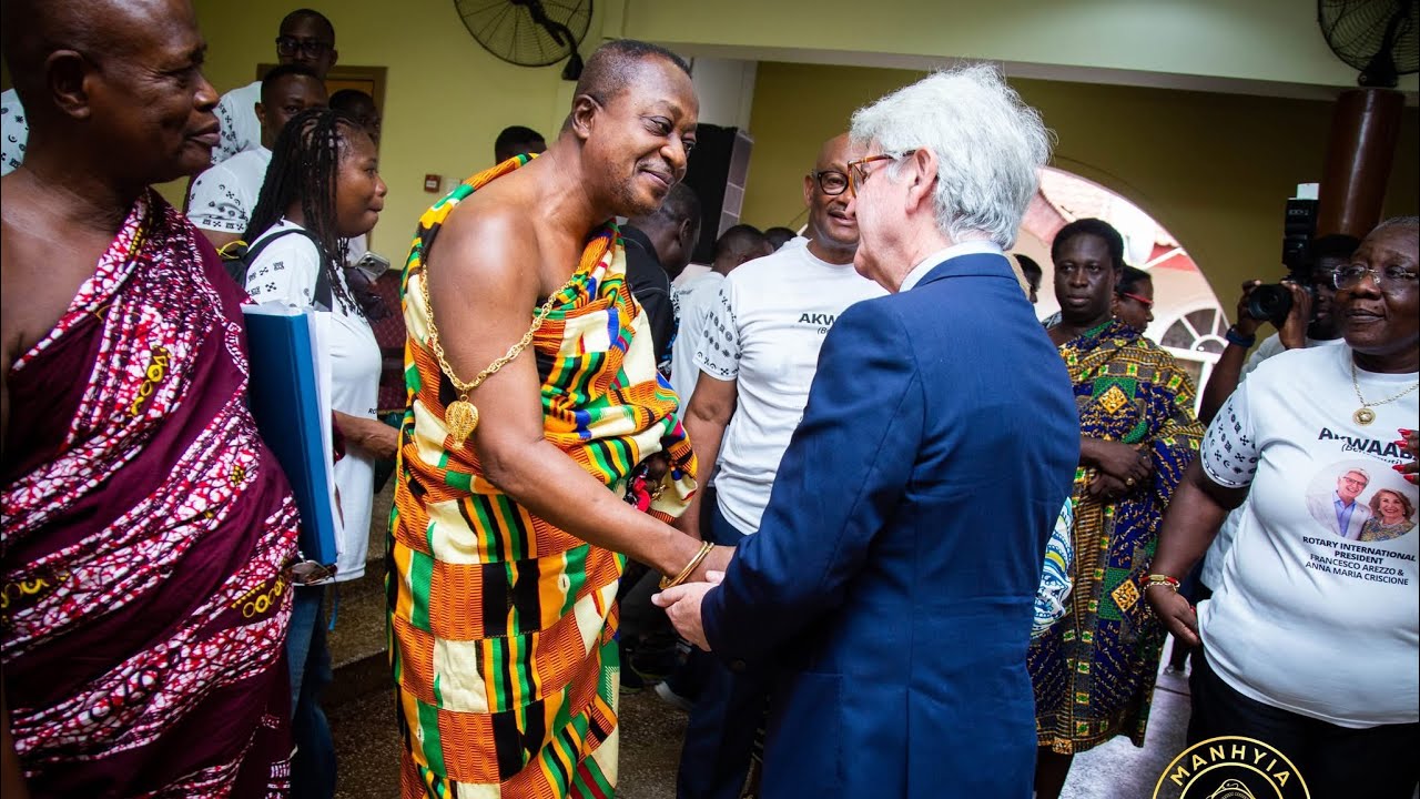 Rotary International President Francesco Arezzo visits Manhyia Palace