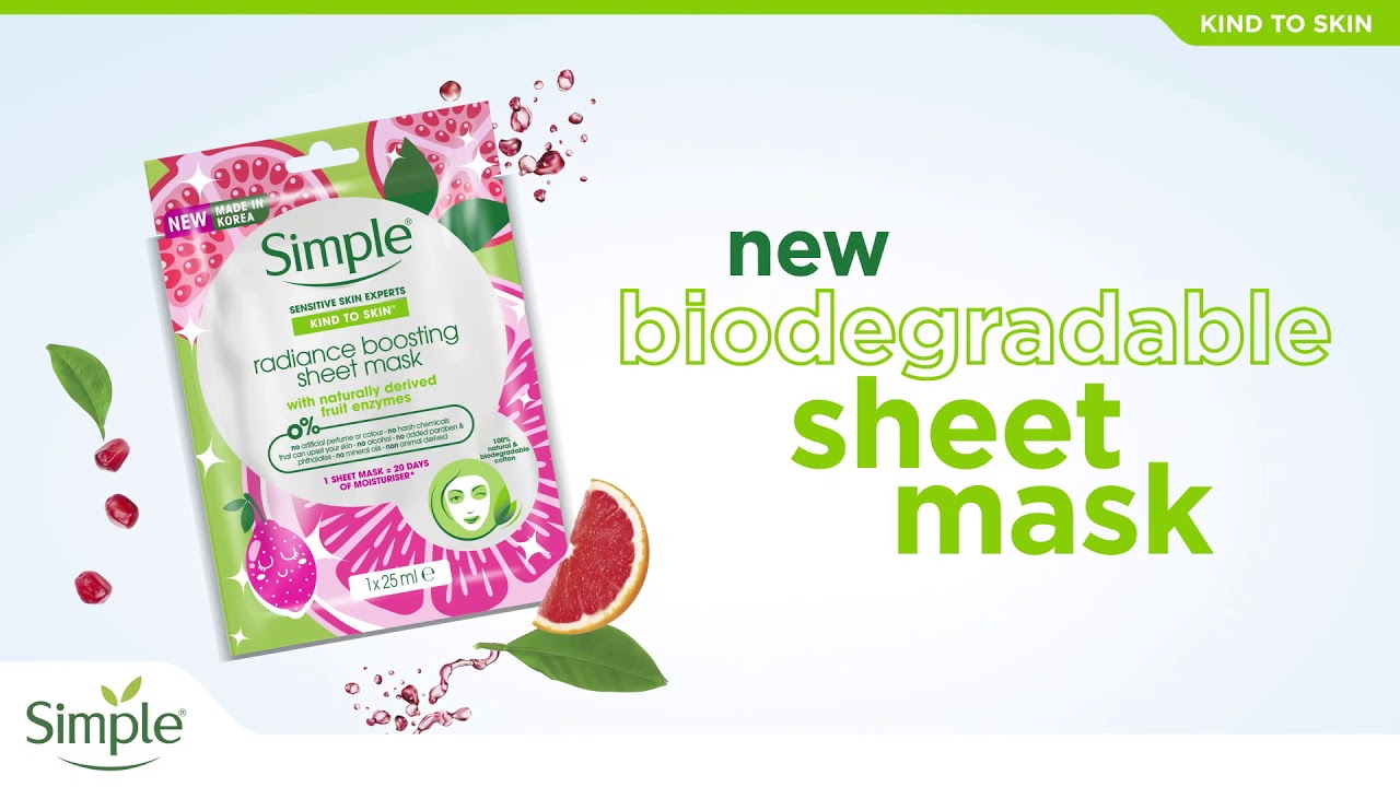Simple Kind to Skin Sheet Mask - Enviro