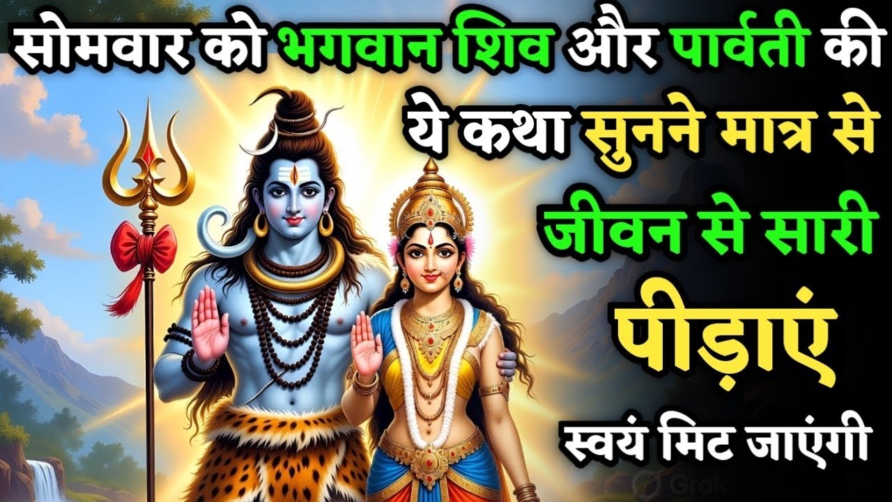 सोमवार व्रत भगवान शिव की यह कथा सुन लें जीवन की बड़ी से बड़ी पीड़ा हमेशा के लिए मिट जाएगी| Somvar Vrat 