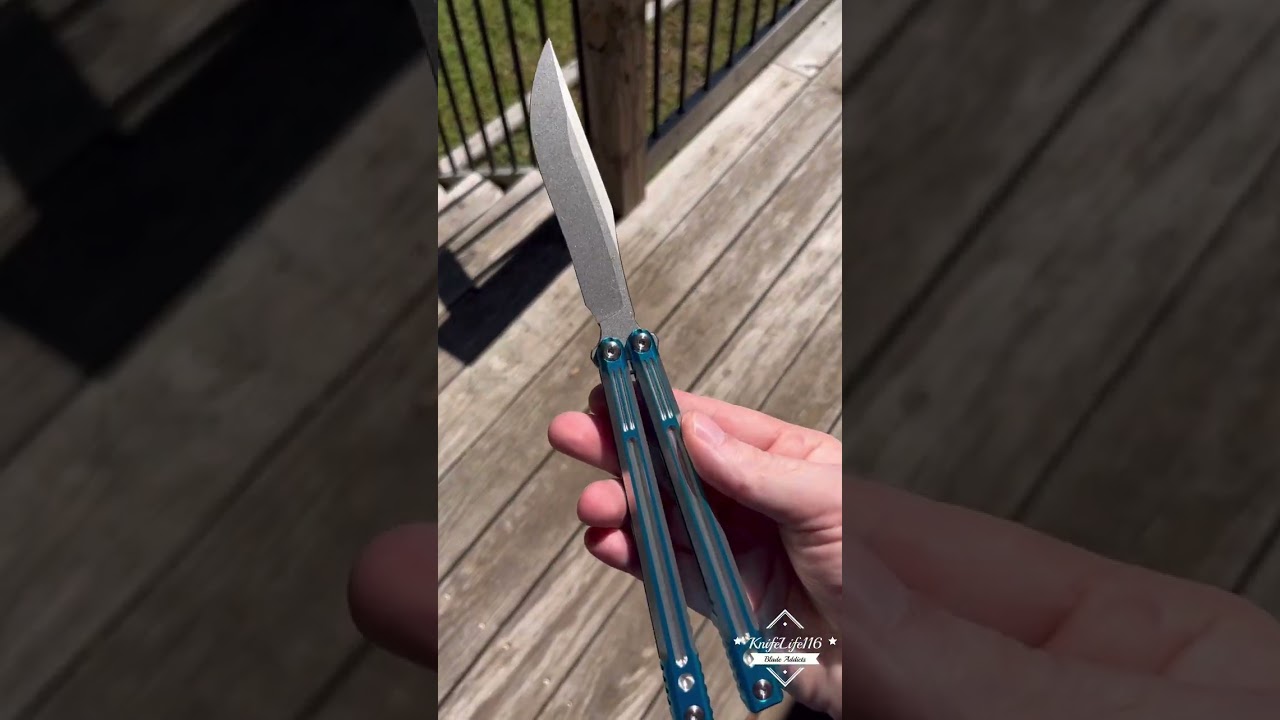 Blueberry Serendipity | LDY Orion  #edc #blade #butterflyknife #knives #hobby #knifelife #sharp #fun