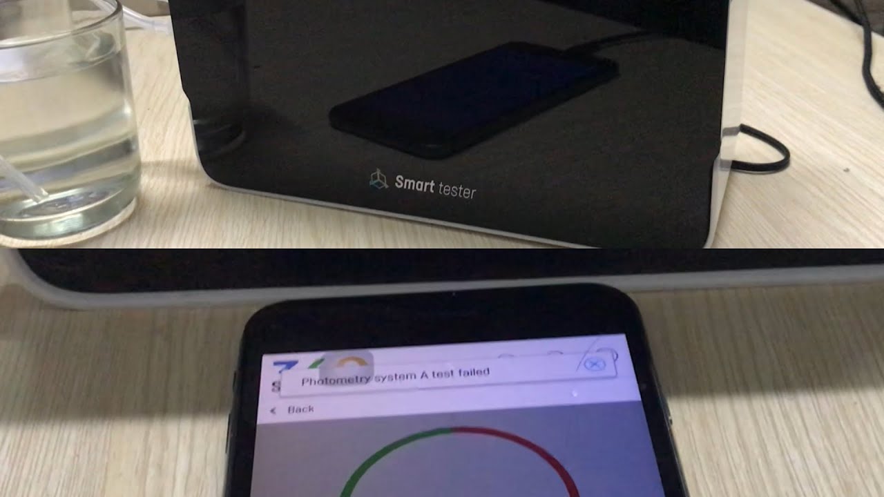 How to fix Smarttester Photometry system A test Fail