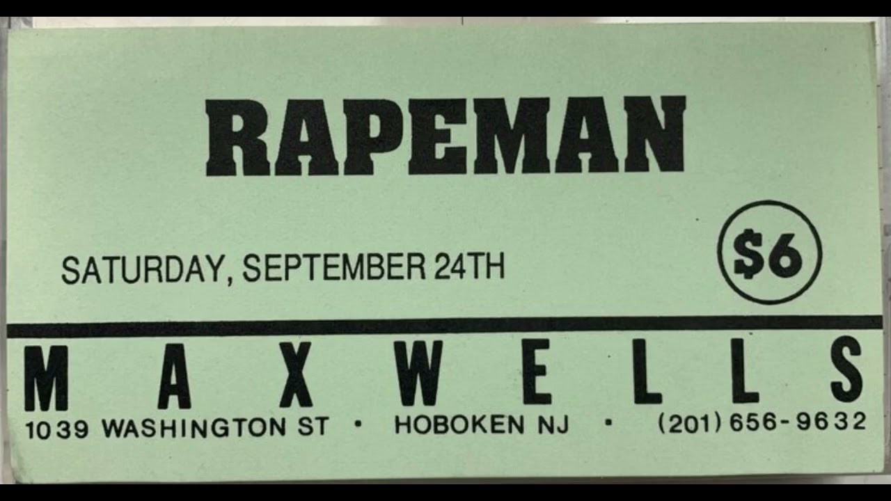 Rapeman (US) Live @ Maxwell's, Hoboken NJ September 24th 1988 (Restored & Mastered)