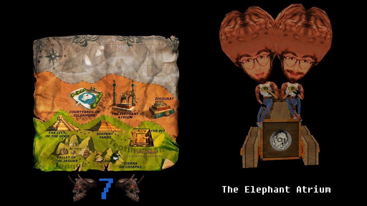 Serious Sam The Second Encounter All Secrets - The Elephant Atrium