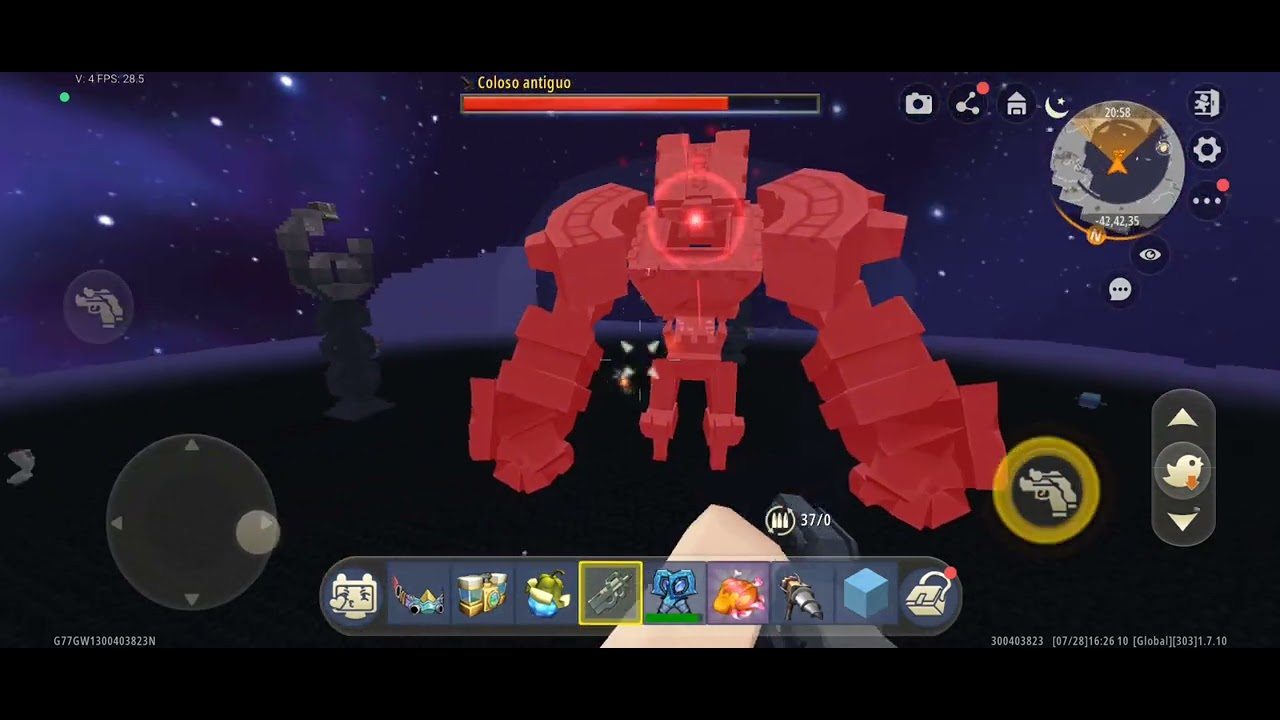 como invocar a el Coloso Antiguo Mini world Actualizado.