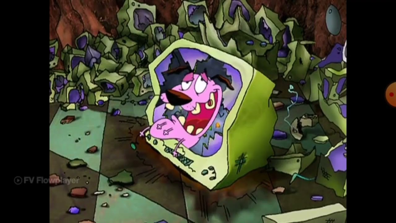 Courage the Cowardly Dog - Courage vs. Le Quack TV Fight
