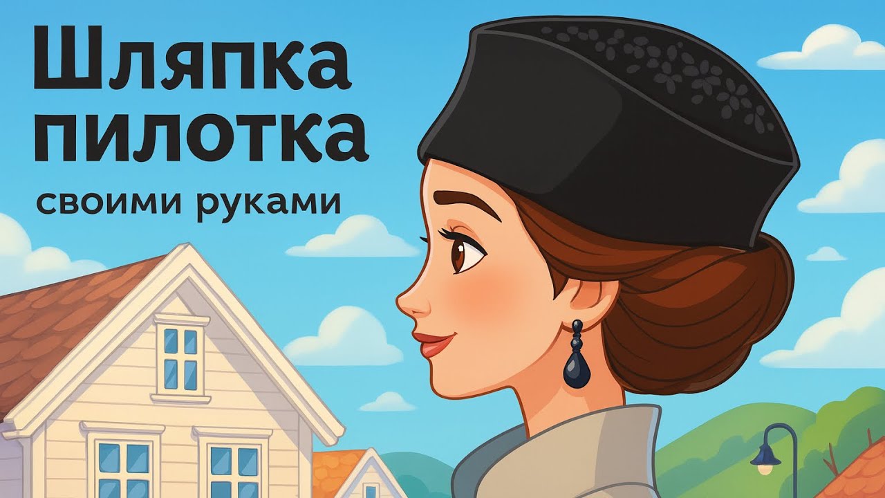 Мастер-класс: шляпка-пилотка своими руками 👒 По старой итальянской выкройке и украшенная бусами