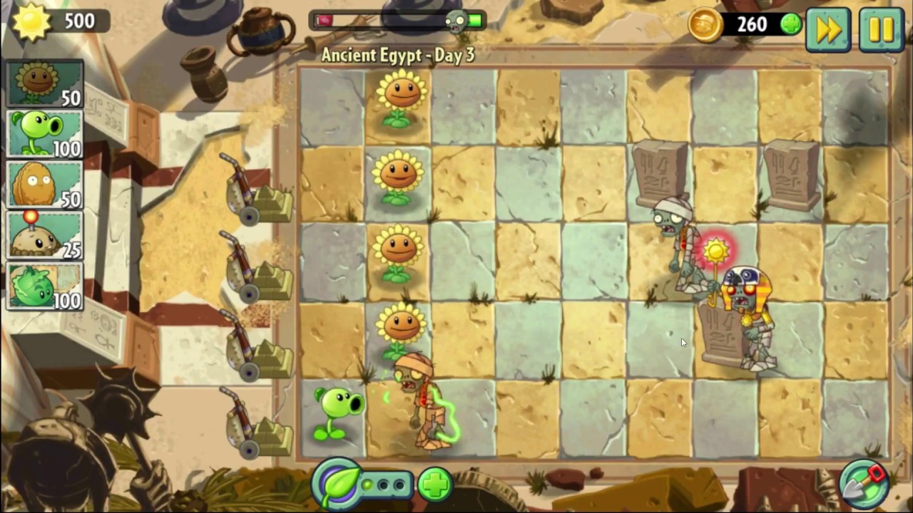 Plants vs. Zombies 2 - Beginner Strategy