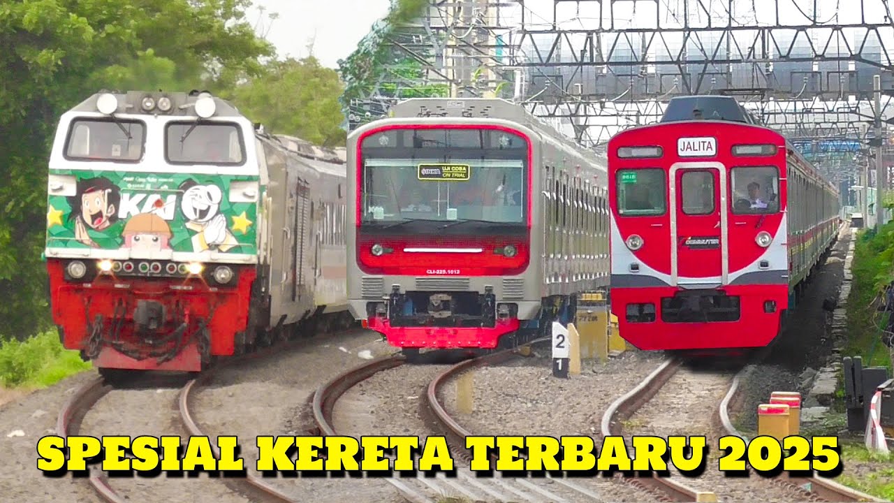 TOP! RAMAINYA KERETA API TERBARU Mei 2025 DI Stasiun Tersibuk JAKARTA: Spesial Kereta Terbaru