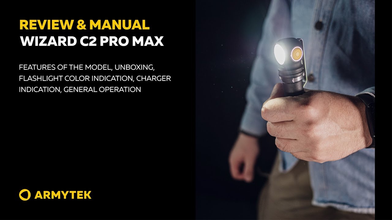 Review & Manual:  Armytek Wizard C2 Pro Max