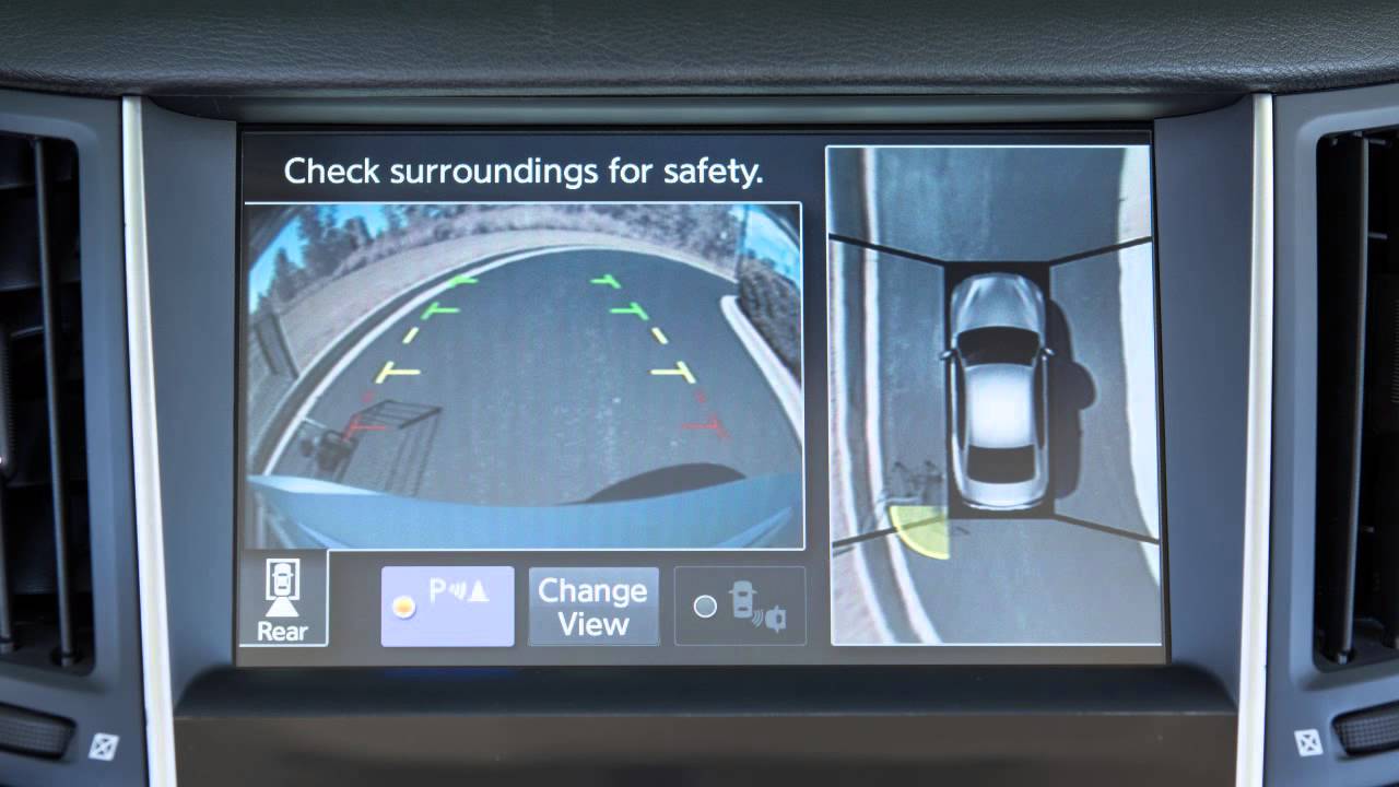 2015 Infiniti Q50 -  AroundView® Monitor with Moving Object Detection (if so equipped)