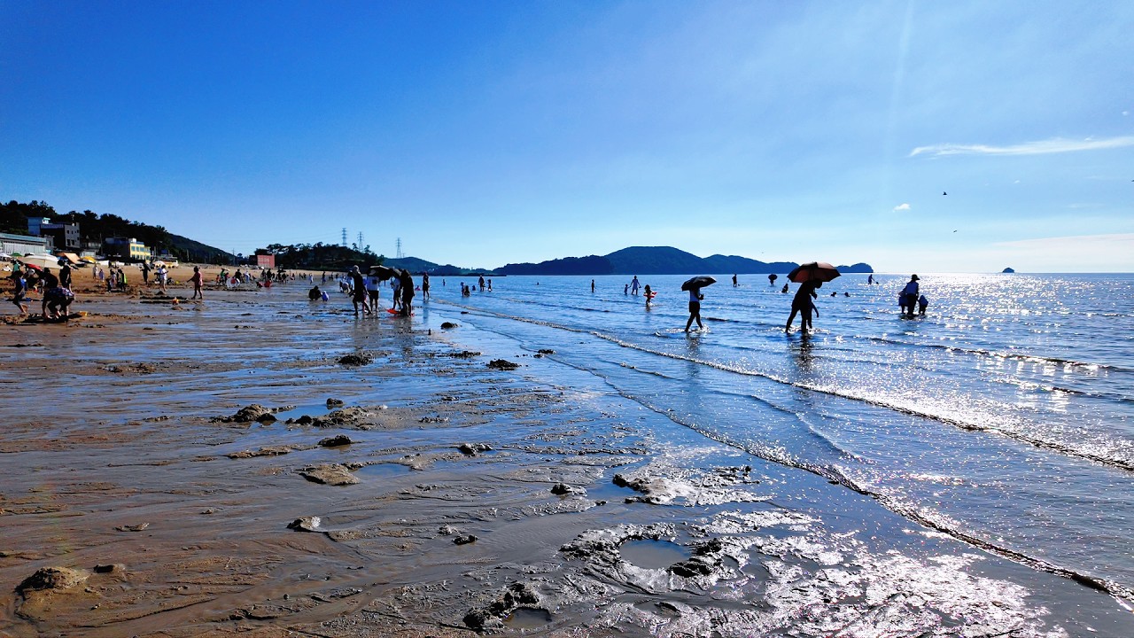 바다 위 반짝이는 보석, 미친 윤슬,해변 (HDR 4K) | STOP Scrolling. This Beach Ambience Will Change Your Mood in Korea
