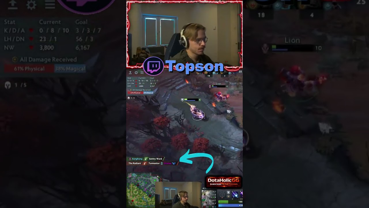 YOU WON'T BELIEVE WHAT HAPPENED HERE!!​​​ #dota2 #topson #gaming #outplay #twitch