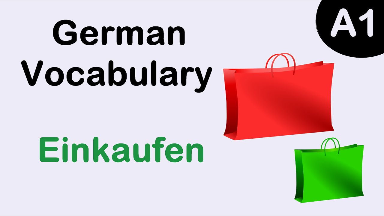 Lesson 5 | A1 German Vocabulary | Einkaufen | Learn German in Urdu/Hindi