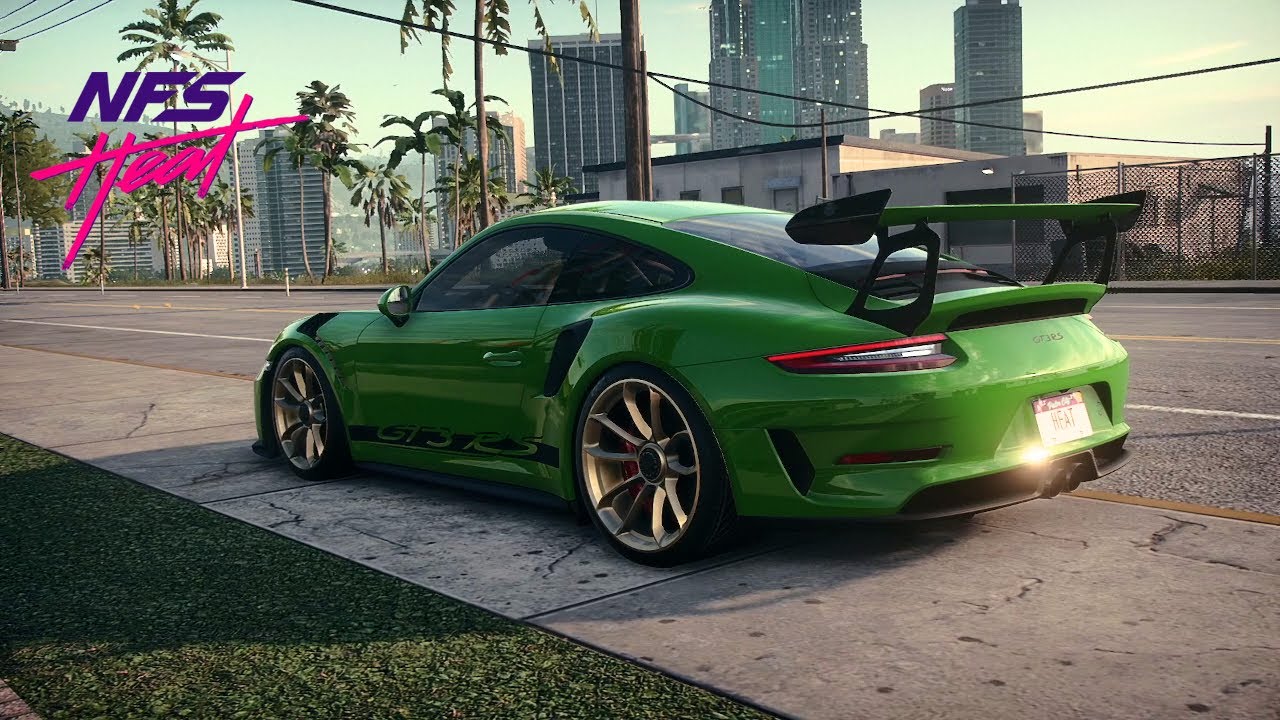 Porsche 911 GT3 RS Drive Around Palm City | NFS Heat