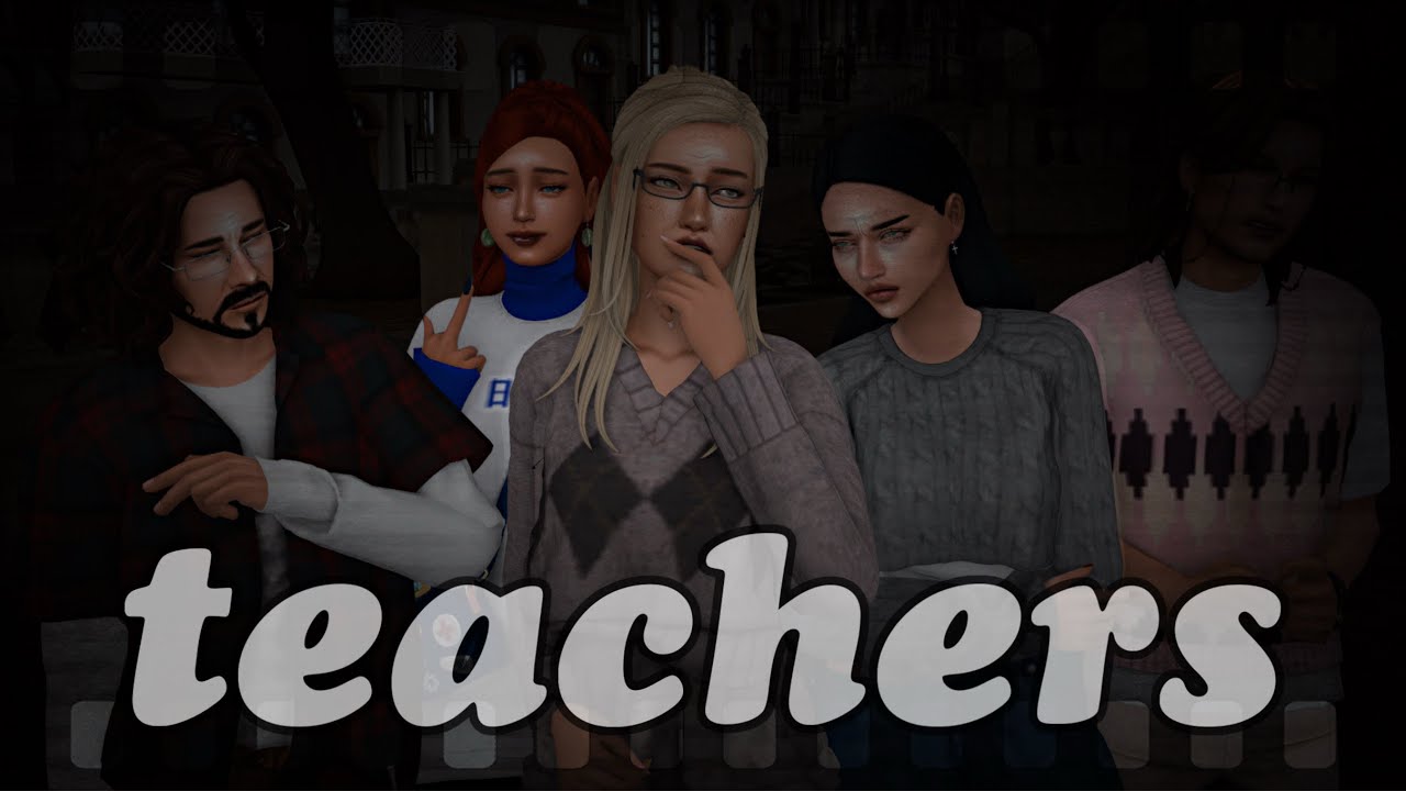 создаю преподавателей для династии 🎓|Sims 4