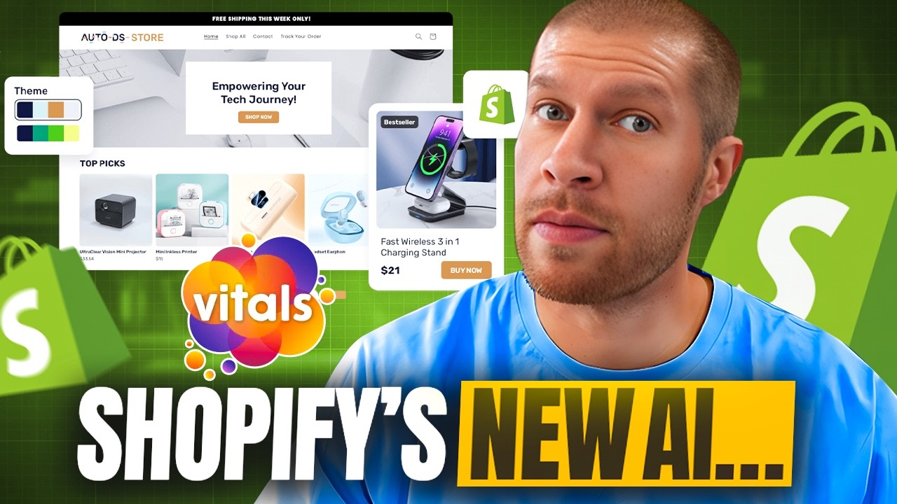 Я создал магазин Shopify с помощью ИИ (полный пошаговый процесс)