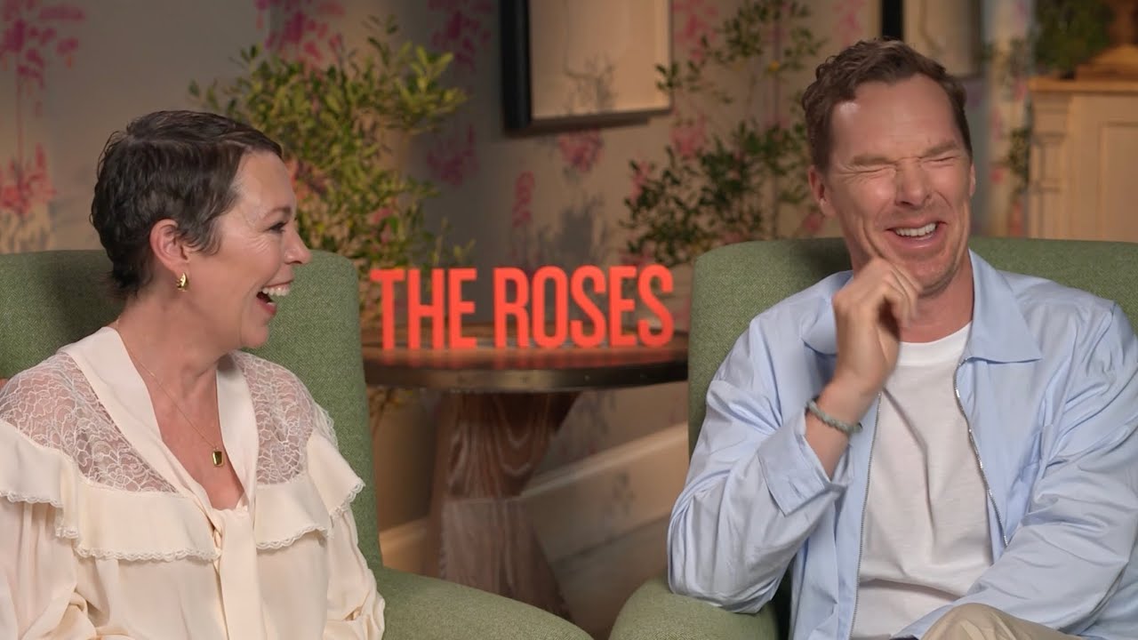 THE ROSES Funny Cast Interview | Benedict Cumberbatch, Olivia Colman, Andy Samberg, Kate McKinnon